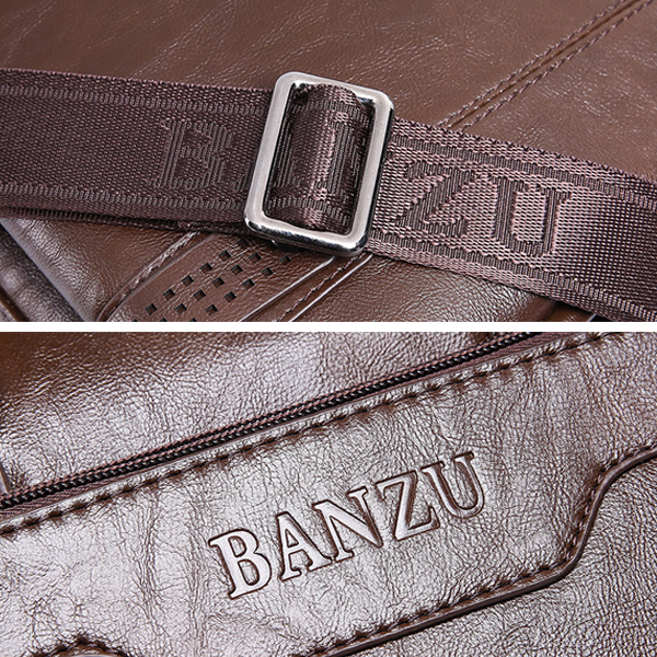 BANZU-Men-PU-Leather-Handbag-Laptop-Bag-Single-Shoulder-Crossbody-Messenger-Bag-1119847