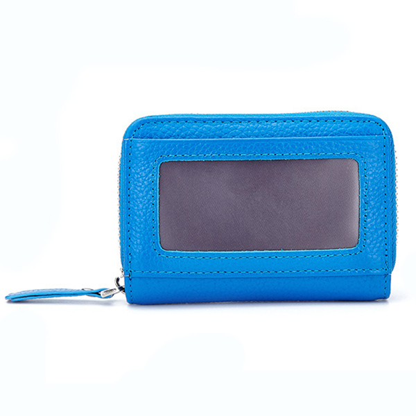 14-Card-Slots-Unisex-Genuine-Leather-Minimalist-Card-Bag-Multifunctional-Zipper-Card-Holder-1196589