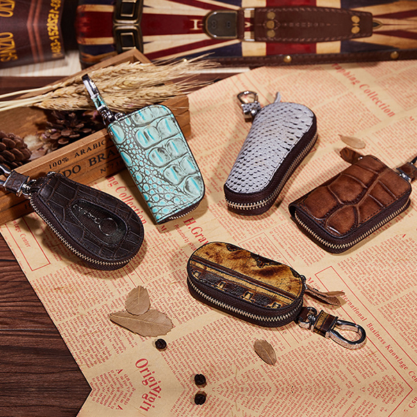 Genuine-Leather-Embossed-Unisex-Zipper-Keychain-Car-Key-Case-Bag-Random-Color-Mini-Wallets-1330649