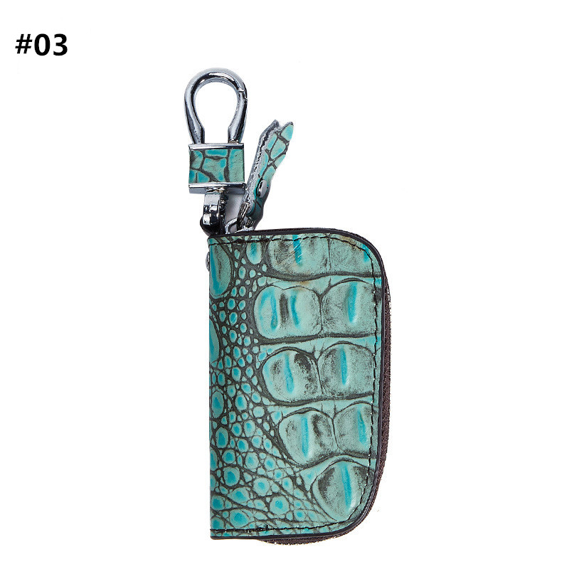 Genuine-Leather-Embossed-Unisex-Zipper-Keychain-Car-Key-Case-Bag-Random-Color-Mini-Wallets-1330649