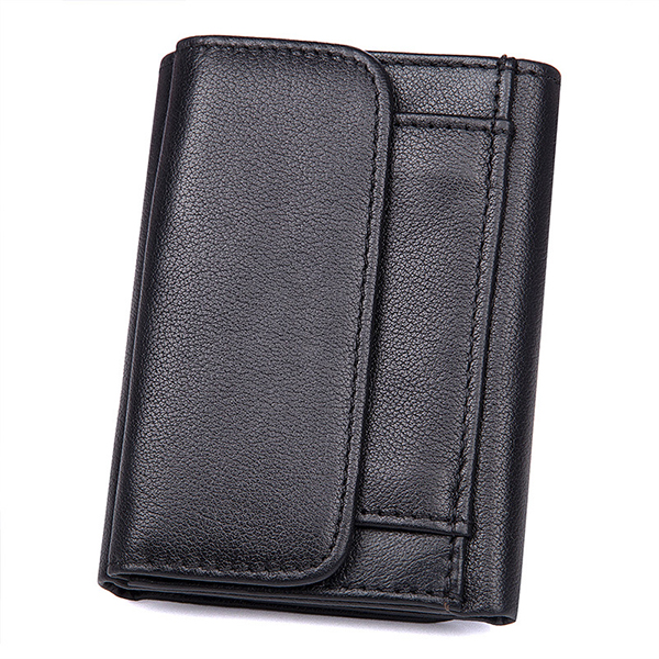 9-Card-Slots-Men-Genuine-Leather-RFID-Blocking-Secure-Wallet-Minimalist-Classic-Card-Holder-1203374