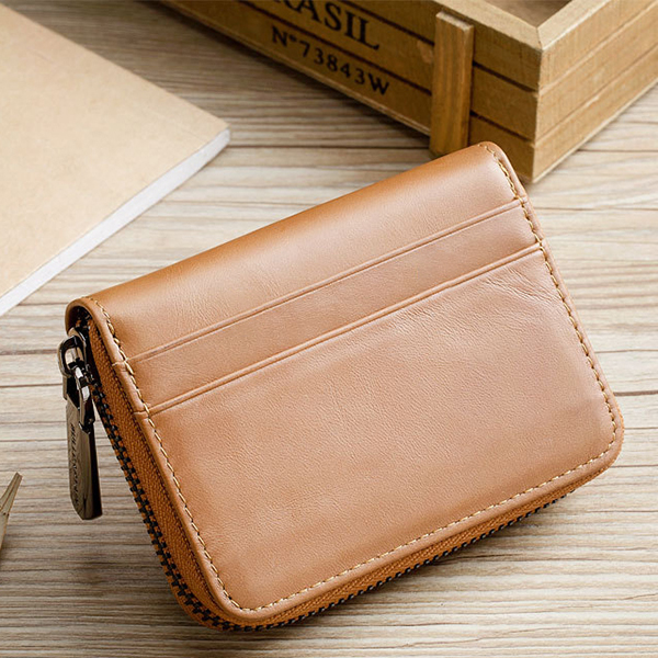 Bullcaptain-Men-Genuine-Leather-Multi-slots-Card-Holder-Wallet-1431464