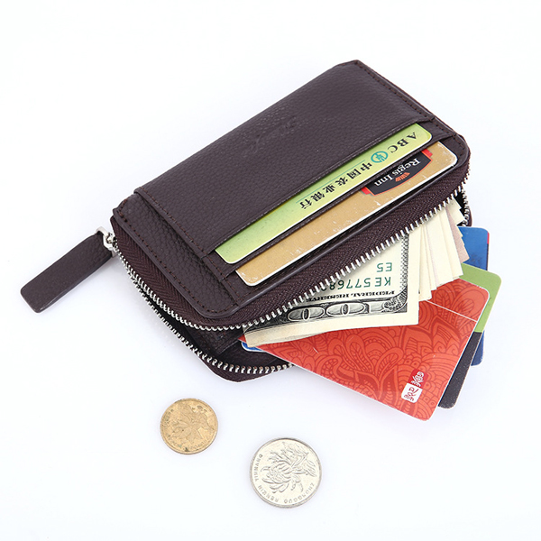 PU-Leather-Lichee-Pattern-Wallet-5-Card-Slots-Card-Holder-Zipper-Coin-Purse-For-Men-1114805