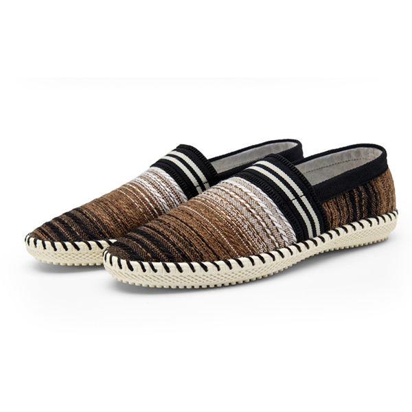 Casual-Slip-On-Linen-Cloth-Breathable-Soft-Sole-Flat-Shoes-Stripe-Driving-Shoes-1086343