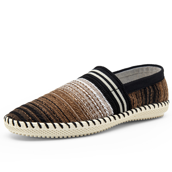 Casual-Slip-On-Linen-Cloth-Breathable-Soft-Sole-Flat-Shoes-Stripe-Driving-Shoes-1086343