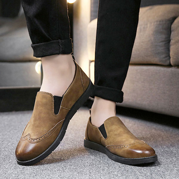 Men-Genuine-Leather-Casual-Brogue-Style-Slip-On-Oxfords-Comfy-Loafers-Shoes-1271722