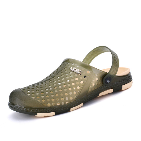 Men-Antiskid-Hollow-Out-Sandals-Breathable-Slip-on-Beach-Slippers-1130533