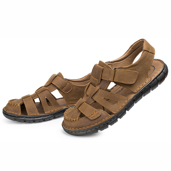 Mens-Summer-Beach-Sandals-Magic-Stick-Adjustment-Breathable-Shoes-Leather-Shoes-1054527