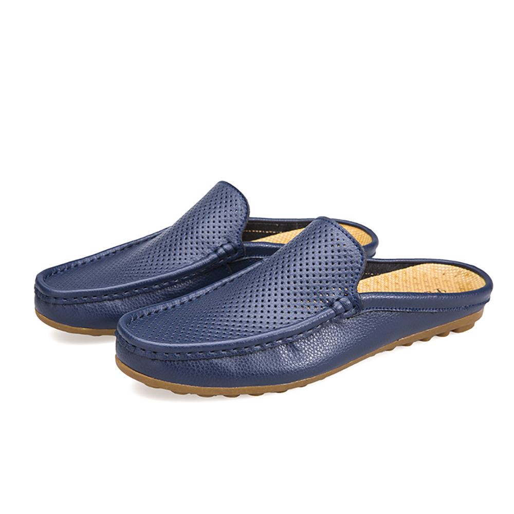 Men-Breathable-Cowhide-Slip-Resistant-Soft-Soles-Casual-Slippers-1459558