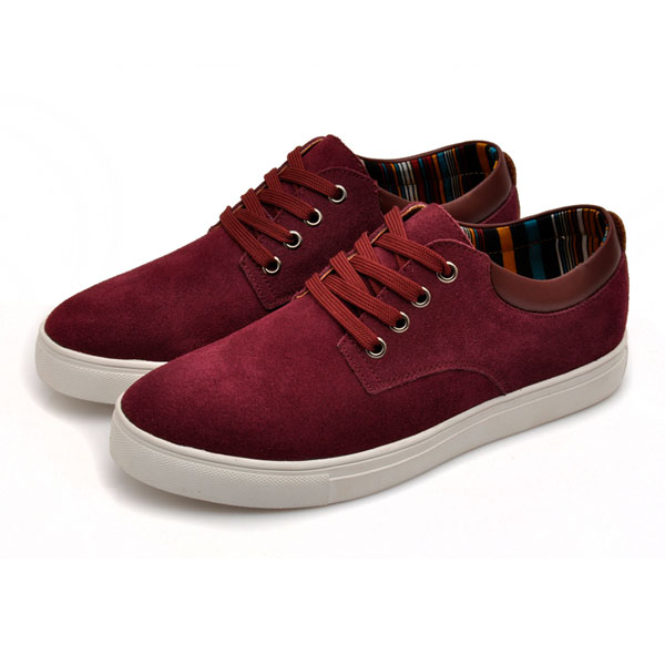 Big-Size-Mens-lace-up-Suede-Casual-Flat-Low-Top--Sneakers-Shoes-992225