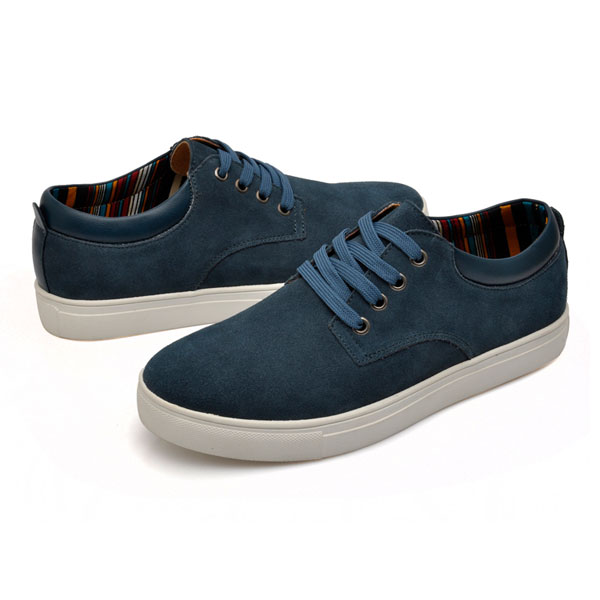 Big-Size-Mens-lace-up-Suede-Casual-Flat-Low-Top--Sneakers-Shoes-992225