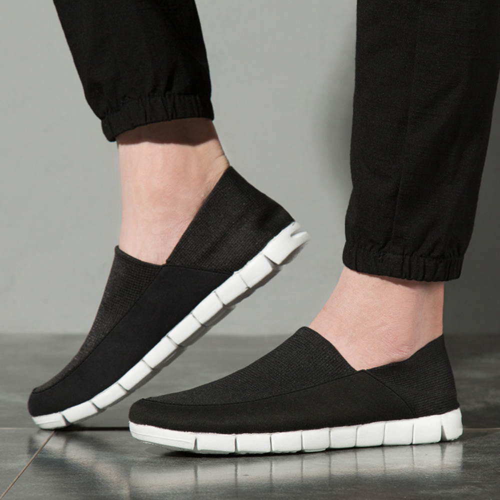 Men-Breathable-Mesh-Cloth-Slip-On-Flat-Sneakers-Lightweight-Soft-Sole-Shoes-1331426