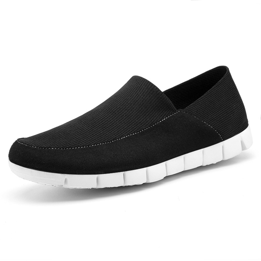 Men-Breathable-Mesh-Cloth-Slip-On-Flat-Sneakers-Lightweight-Soft-Sole-Shoes-1331426