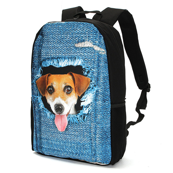 3D-Cat-Backpack-Dog-Pattern-Denim-School-Book-Bags-Travel-Bags-1077113