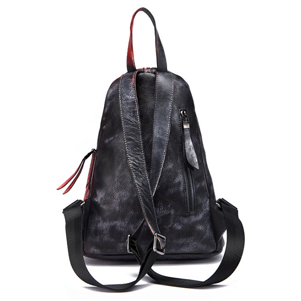 Brenice-Cowhide-Women-Backpack-Retro-Fashion-Buckle-Contrast-Color-Book-Bag-1278802