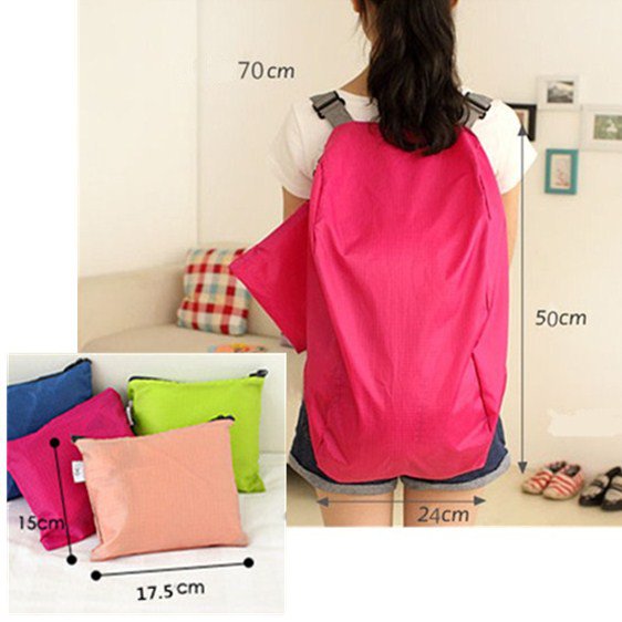 Girl-Nylon-Foldable-Travel-Shoulder-Storage-Bag-Schoolbag-Backpack-944308