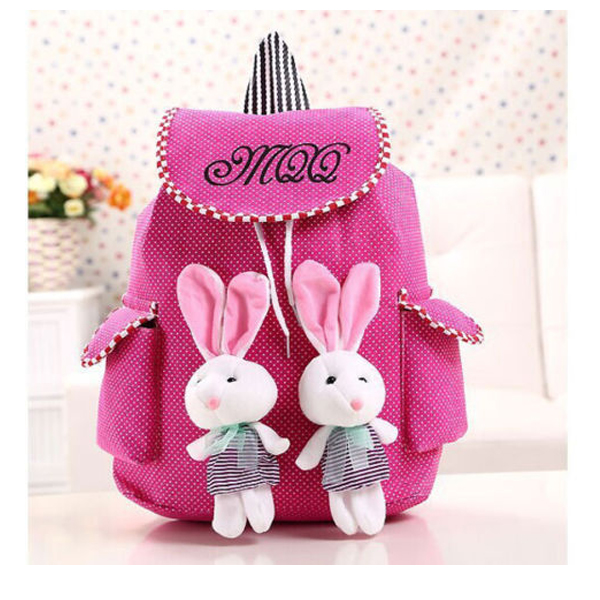 Lace-Color-Canvas-Rabbit-Bag-Backpack-Shoulder-bag-For-Women-1090648