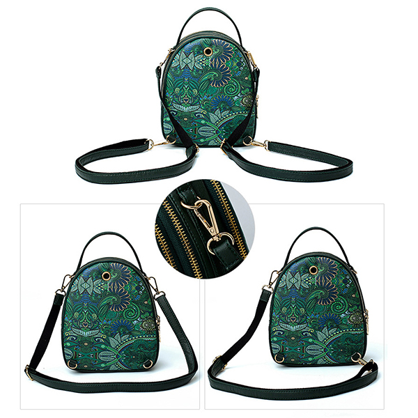 Women-Faux-Leather-Forest-Printed-Pattern-Backpack-Shoulder-Bag-Crossbody-Bag-1329292