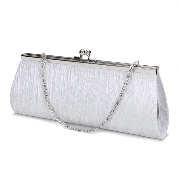 New-Elegant-Satin-Pleated-Bridal-Evening-Clutch-Handbag-83991