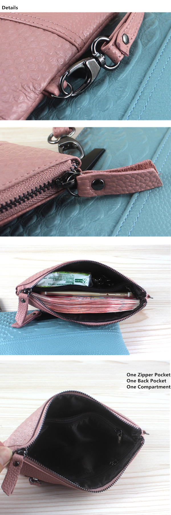 Women-Crocodile-Genuine-Cowhide-63-Inches-Phone-Clutch-Wallet-Keys-Card-Coin-Holder-6-Colors-1108568