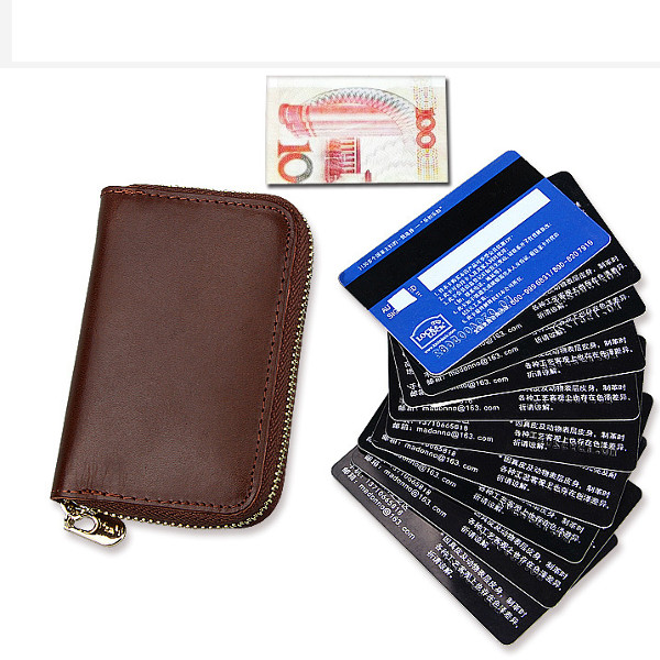 Genuine-Leather-Card-Holder-Portable-Zipper-Short-Purse-Wallets-Coin-Bags-1172904