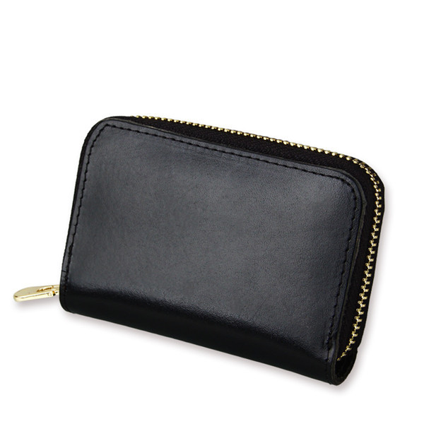 Genuine-Leather-Card-Holder-Portable-Zipper-Short-Purse-Wallets-Coin-Bags-1172904