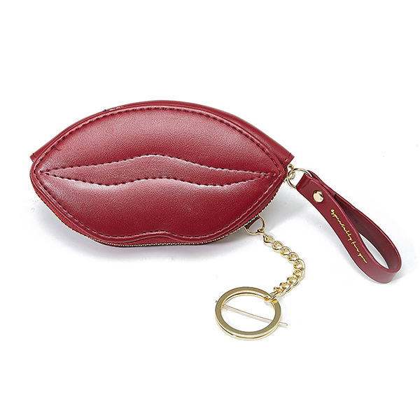 Women-Faux-Leather-Shopping-Lip-Shape-Coin-Bag-Small-Purse-Key-Holder-1370946