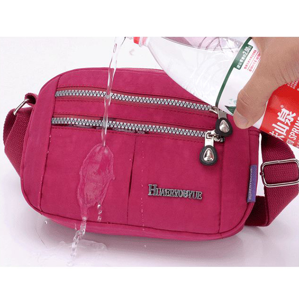 Women-Multi-pocket-Crossbody-Bag-Waterproof-Nylon-Bag-1405438