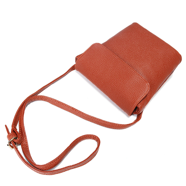 Women-Stylish-Pure-Color-Bucket-Bag-55inch-Phone-Bag-Shoulder-Bag-Crossbody-Bag-1142360