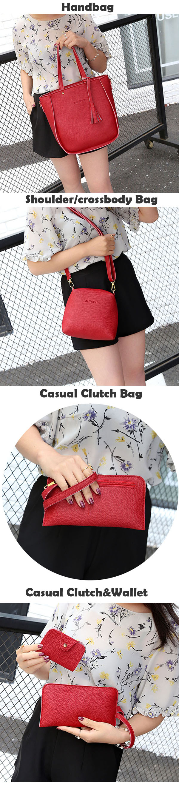 4-PCS-Handbags-Tassel-Shoulder-Bags-Elegant-Clutches-Bags-Wallets-Card-Holder-1174553