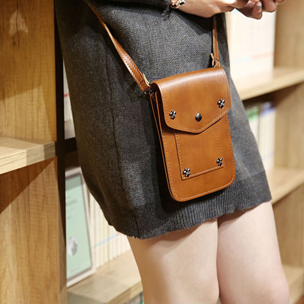 4PCS-PU-Leather-Stylish-Handbag-Phone-Bag-Wallet-Card-Holder-1154137