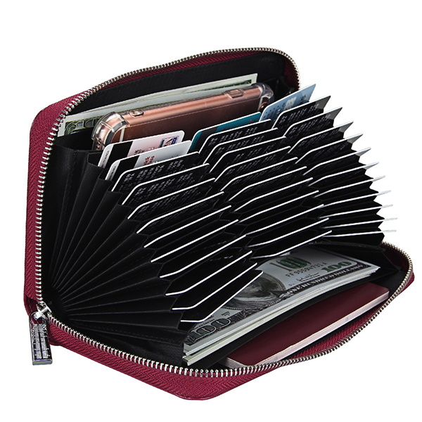 36-Card-Slots-RFID-Blocking-Secure-Wallet-Card-Holder-Travel-Passport-Holder-for-Women-1309022