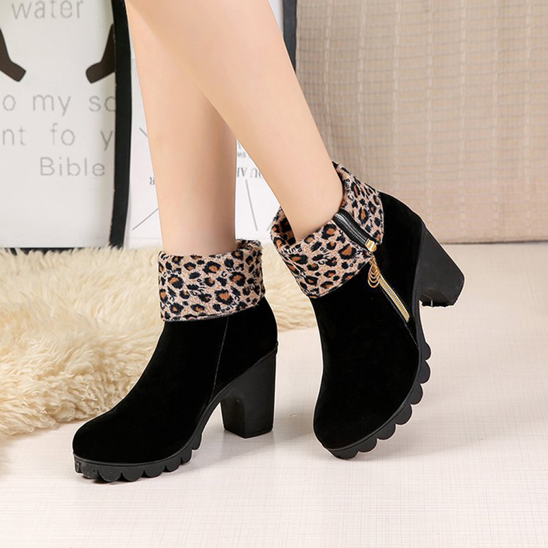 Ankle-Fur-Round-Toe-Winter-Snow-Chunky-Heel-Boots-1362878