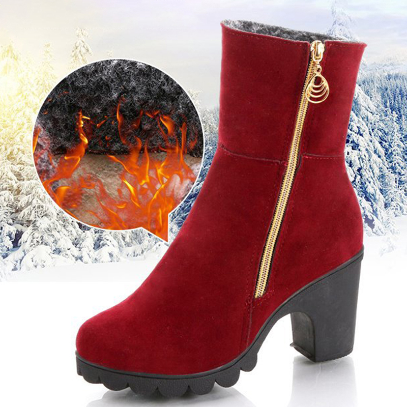 Ankle-Fur-Round-Toe-Winter-Snow-Chunky-Heel-Boots-1362878