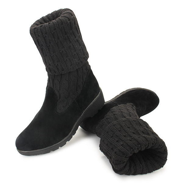 European-Style-Wool-Knitting-Over-Knee-High-Medium-Heel--Boots-907867