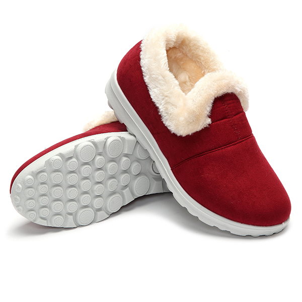 Snow-Boots-Women-Winter-Fur-Lining-Keep-Warm-Cotton-Outdoor-Flat-Shoes-1099500
