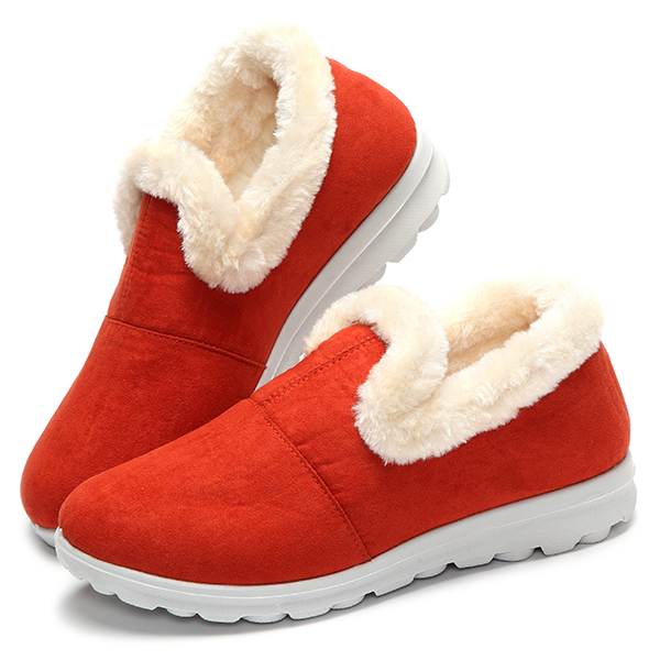 Snow-Boots-Women-Winter-Fur-Lining-Keep-Warm-Cotton-Outdoor-Flat-Shoes-1099500