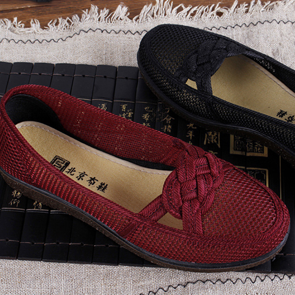 Breathable-Old-Beijing-Cloth-Shoes-Womens-Hollow-Casual-Flats-Loafer-Shoes-1290804