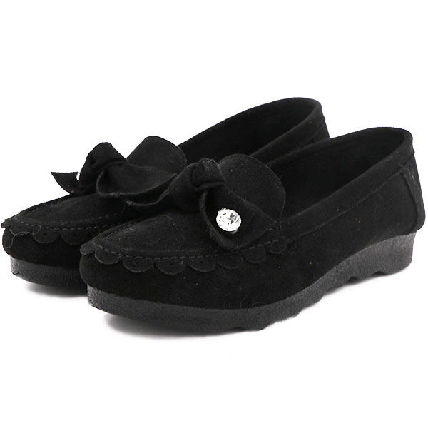 Casual-Low-Top-Women-Slip-On-Flat-Shoes-In-Suede-1125341
