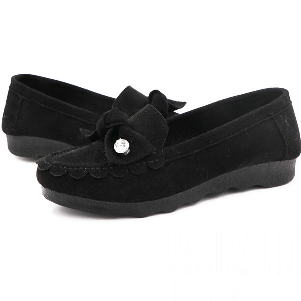 Casual-Low-Top-Women-Slip-On-Flat-Shoes-In-Suede-1125341