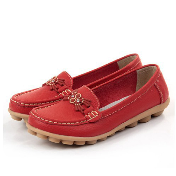 Casual-Soft-Sole-Beaded-Pattern-Flat-Loafers-For-Women-1115576