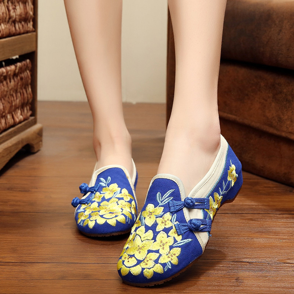 Chinese-Style-Embroidered-Flower-Slip-On-Flat-Shoes-Linen-Loafers-1083512
