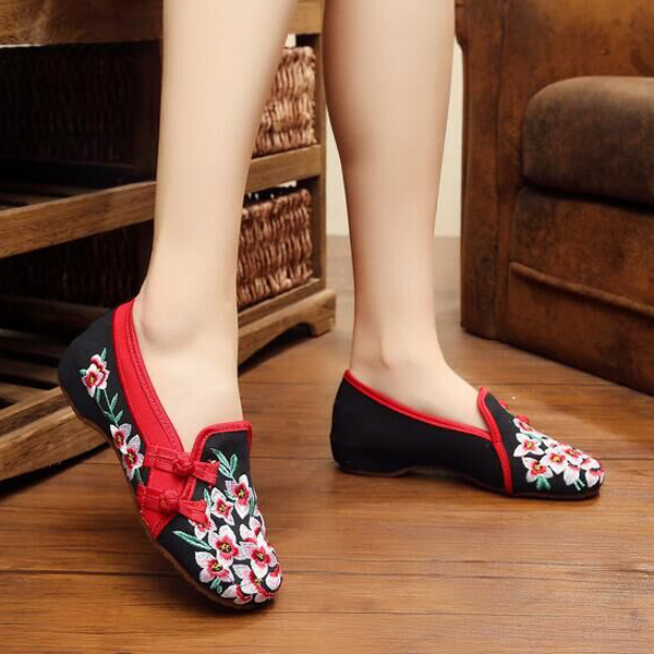 Chinese-Style-Embroidered-Flower-Slip-On-Flat-Shoes-Linen-Loafers-1083512