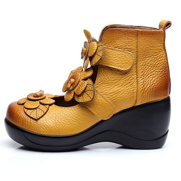 SOCOFY-Women-Genuine-Leather-Flower-Retro-Hook-Loop-Platporm-Shoes-1251854