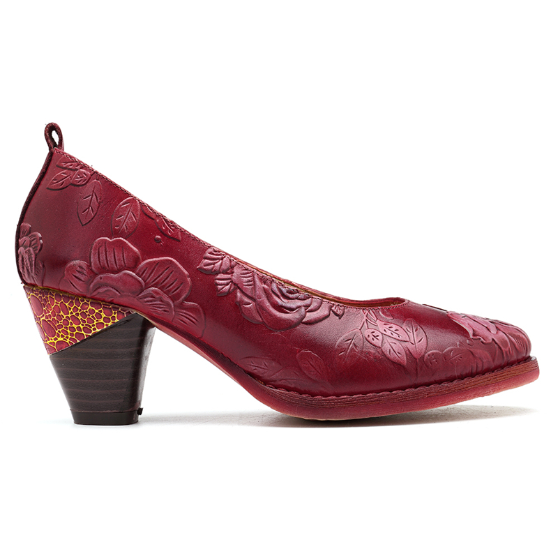 SOCOFY-Genuine-Leather-Handmade-Flowers-Pattern-Soft-Pumps-1404333