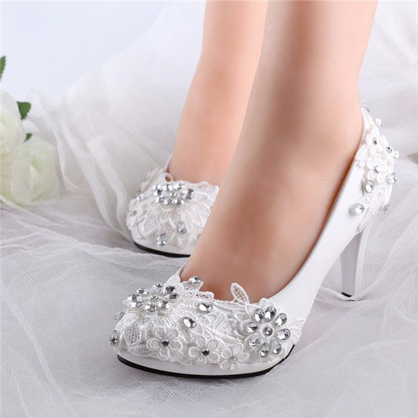 White-Floral-Lace-Shiny-Crystal-High-Heels-Wedding-Shoes-1069005