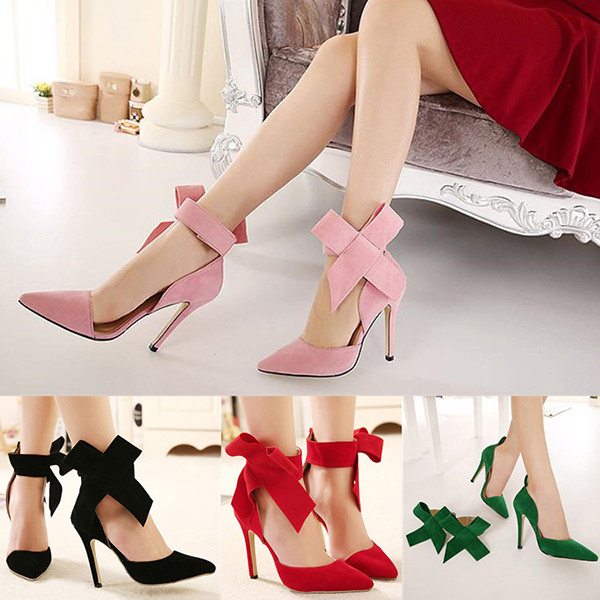 Women-Fashion-High-Heel-Suede-Artificial-Slip-On-Pointed-Toe-Thin-Heel-Pumps-Shoes-1027761
