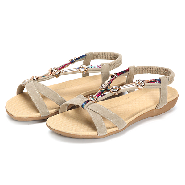 Beaded-Roman-Style-Elastic-Beach-Flat-Sandals-1300109