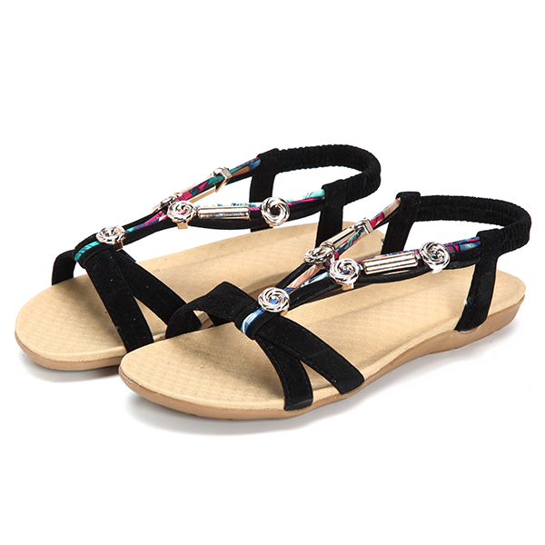 Beaded-Roman-Style-Elastic-Beach-Flat-Sandals-1300109