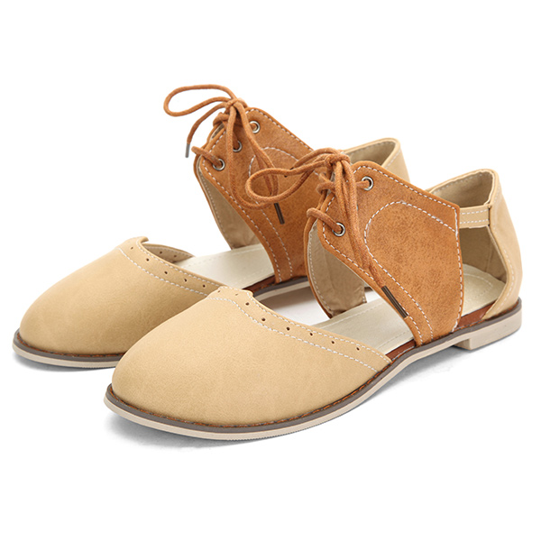 Big-Size-Ladies-Color-Match-Beach-Sandals-Lace-Up-Flat-Sandals-1046333